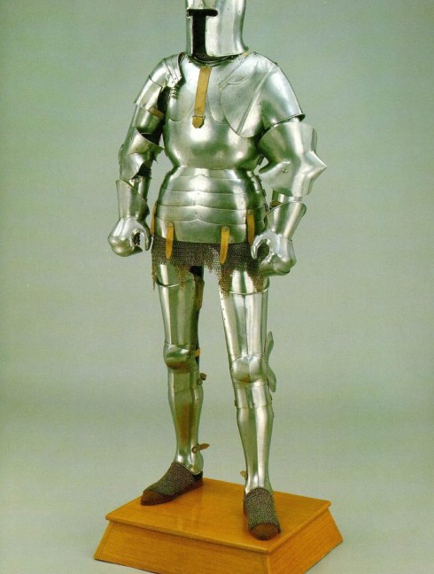 Milan-style arms plates with couter 1450-1485 years, a part of 