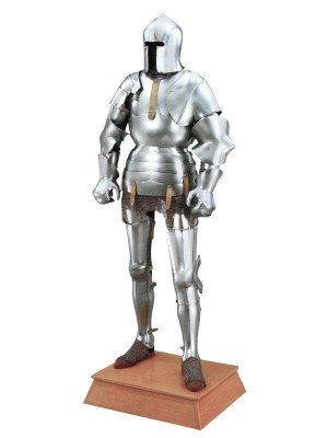 Milan-style full plate armour 1450-1485 years  Armadura de placas
