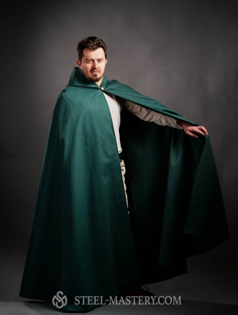 Cloak with hood, a part of fantasy-style costume  Manteaux et capes