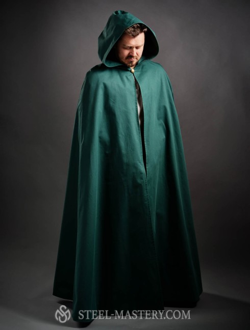 Cloak with hood, a part of fantasy-style costume  Umhänge und Capes