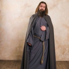 Cloak with hood, a part of fantasy-style costume  image-1