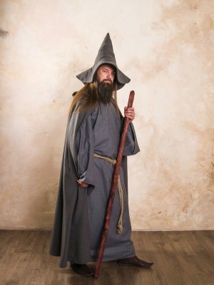 Pointed hat, a part of fantasy-style costume 