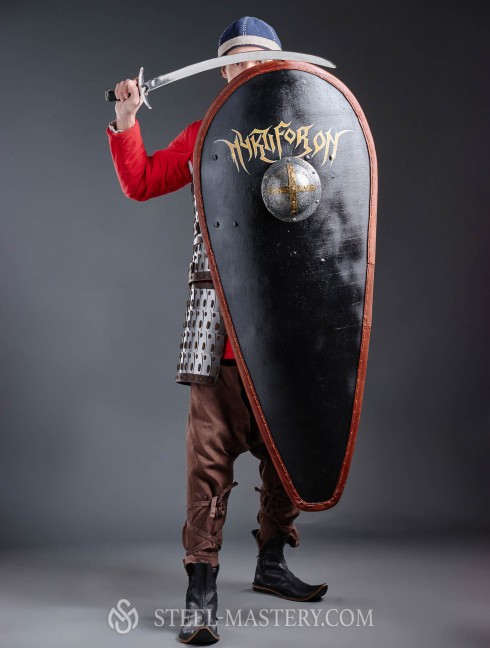 Kite shield with painting Armure de plaques