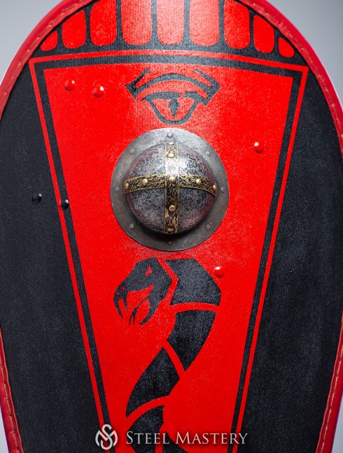 Kite shield with painting Plattenrüstungen