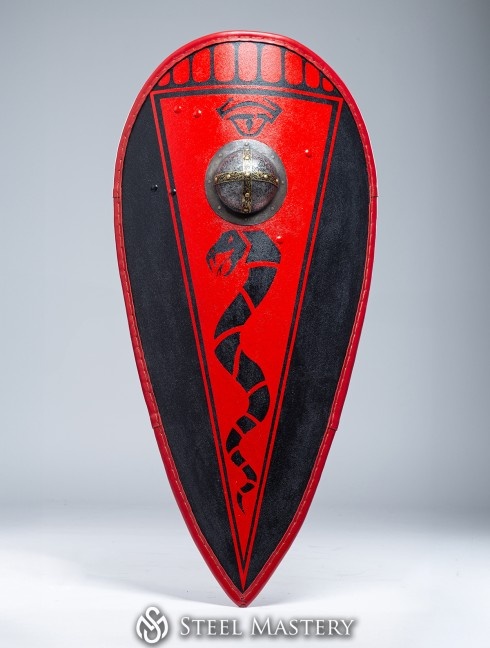 Kite shield with painting Plattenrüstungen