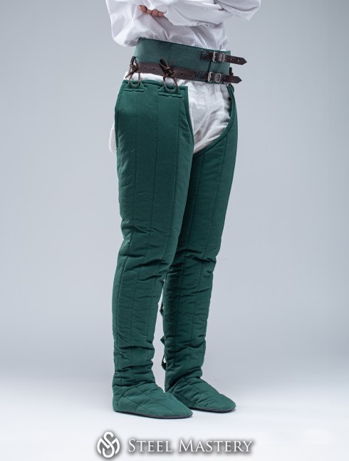 Padded chausses XII-XIII centuries Gepolsterte beinlinge