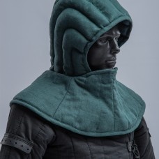 Padded liner with pelerine image-1