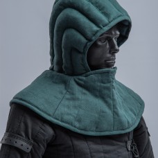 Padded liner with pelerine image-1