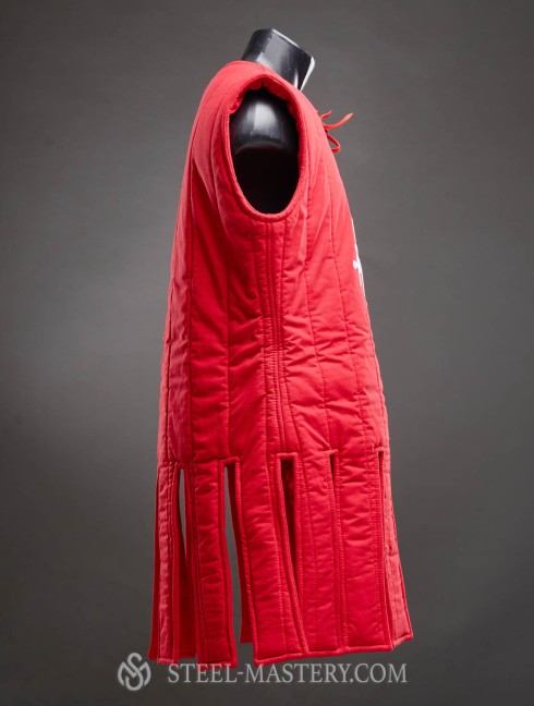 Sleeveless gambeson with festoons, XII-XIII centuries Gambison