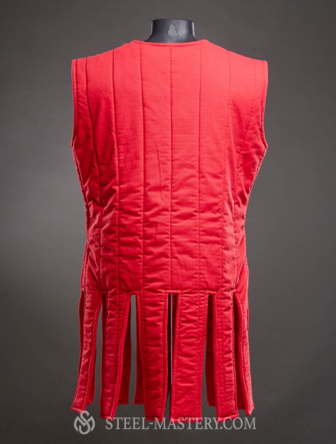 Sleeveless gambeson with festoons, XII-XIII centuries Gambison