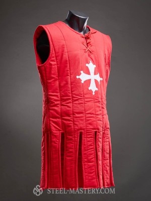 Sleeveless gambeson with festoons, XII-XIII centuries Gambeson