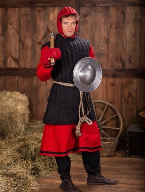 Soldier of the XII-XIII centuries Mittelalterliche Kleidung