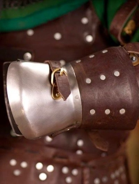 Brigandine mitten (for buckler) Brigandine gauntlets and mittens