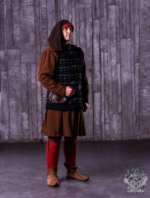 Middle Ages brigandine with fastenings in the front Brigandines