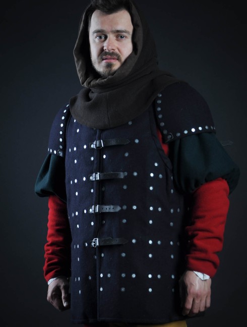 Middle Ages brigandine with fastenings in the front Brigantinen