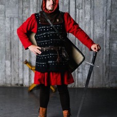 Middle Ages brigandine with fastenings in the front image-1