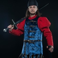 Middle Ages brigandine with fastenings in the front image-1