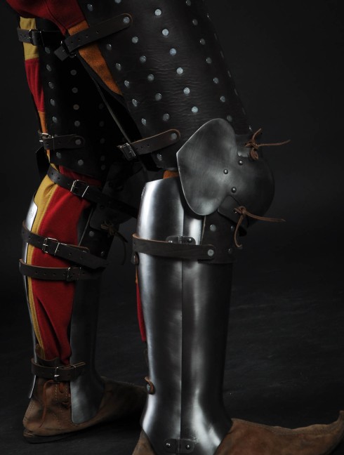 Brigandine leg protection 3/4 Protection de jambes de brigandine
