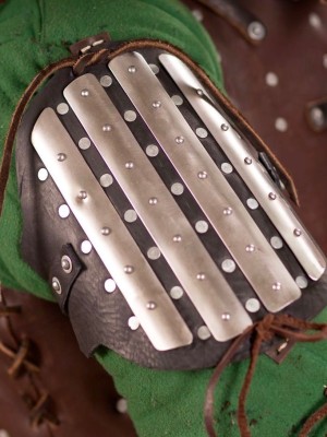 Splinted protection for upper arm (bicep) Brigandine arms' protection