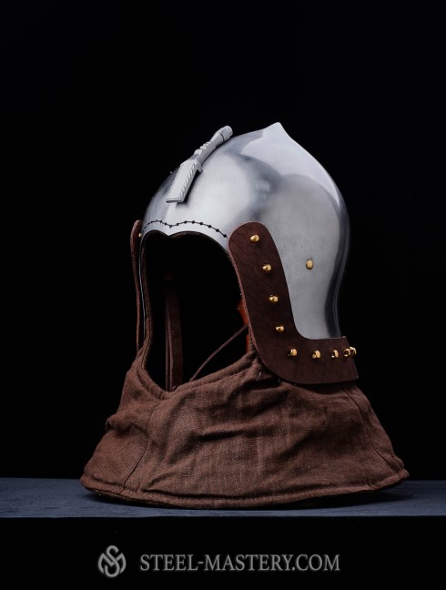 Bascinet hounskull, early XV century Armadura de placas