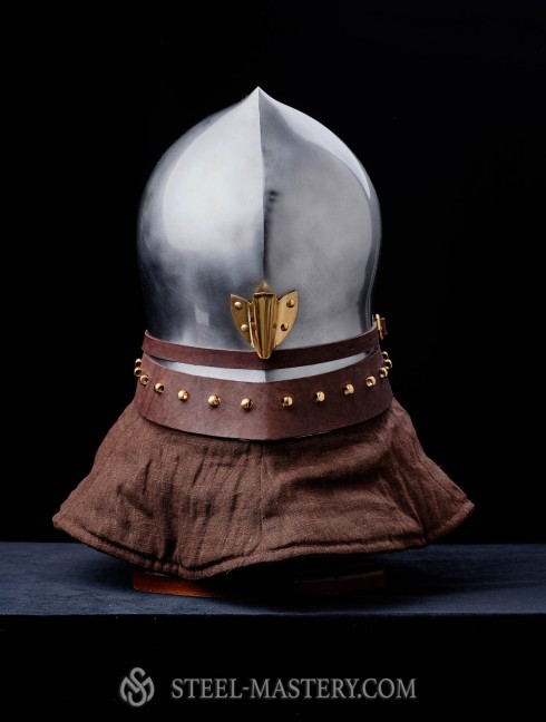 Bascinet hounskull, early XV century Armadura de placas