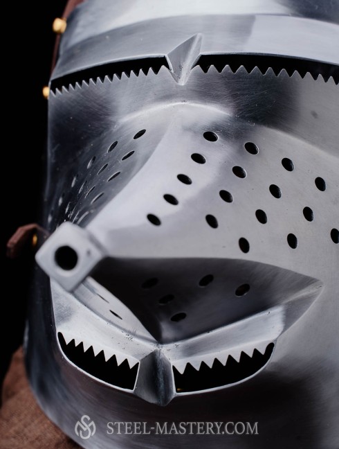 Bascinet hounskull, early XV century Armadura de placas