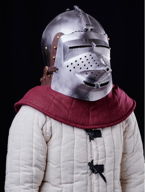 Bascinet hounskull, early XV century Armadura de placas
