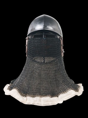 Bascinet with peak Helmets