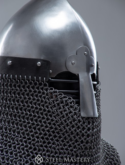 Norman helmet with face and neck protection Corazza