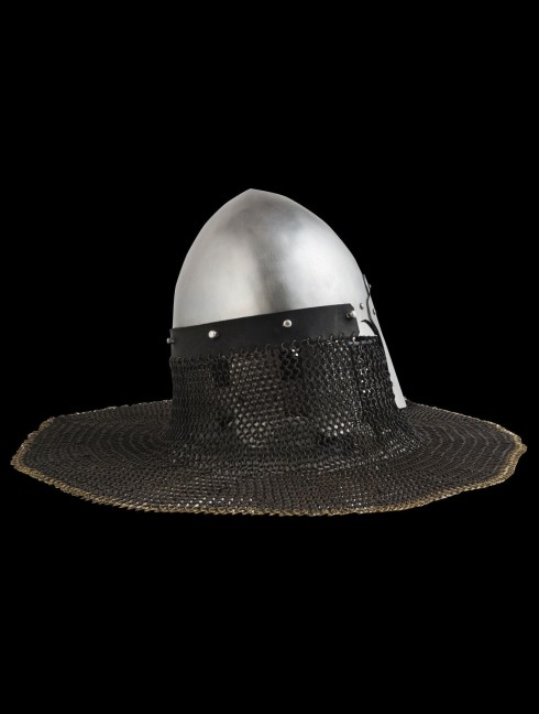 Norman helmet with face and neck protection Helmets