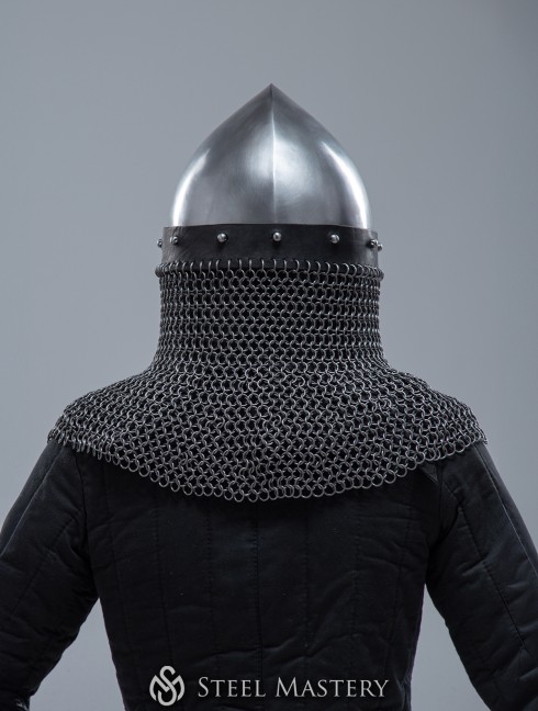 Norman helmet with face and neck protection Corazza