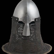 Norman helmet with face and neck protection image-1