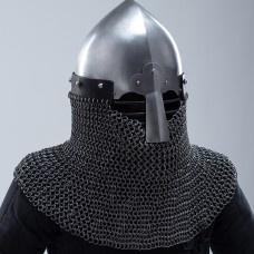 Norman helmet with face and neck protection image-1