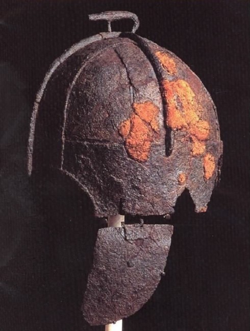 The Wollaston (Pioneer) Helmet of the 7th century Plattenrüstungen