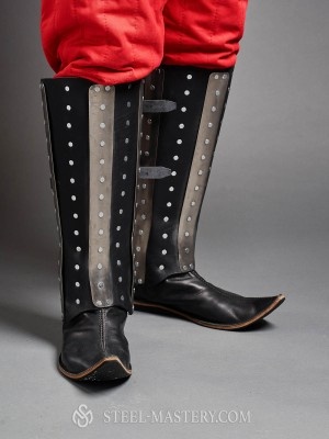 Splinted greaves Brigantinenbeinschienen