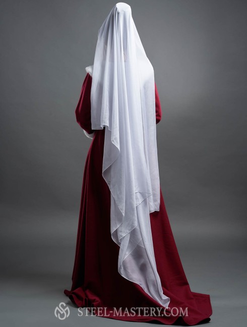 Burgundian gown, XV century Vêtements médiévaux