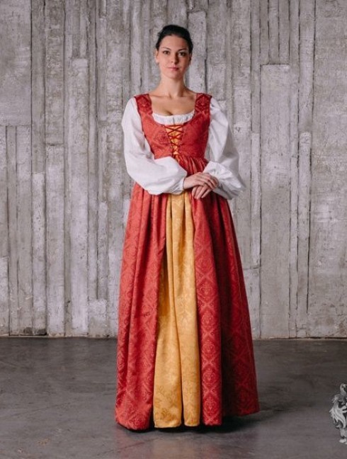 Italian Renaissance dress, XV century Women's dresses