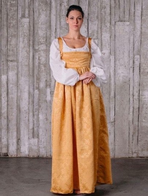 Italian underdress, XV century Women's dresses
