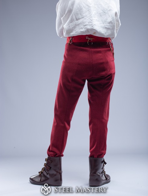 Tight chausses with codpiece, XV century Chausses and pants