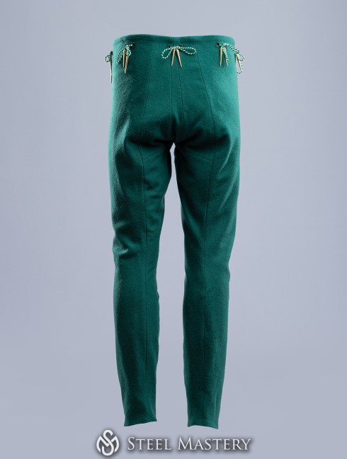 Tight chausses with codpiece, XV century Chausses and pants