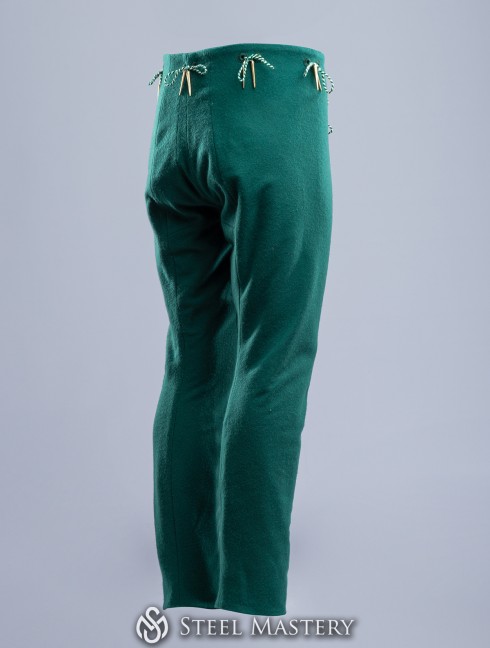Tight chausses with codpiece, XV century Chausses and pants