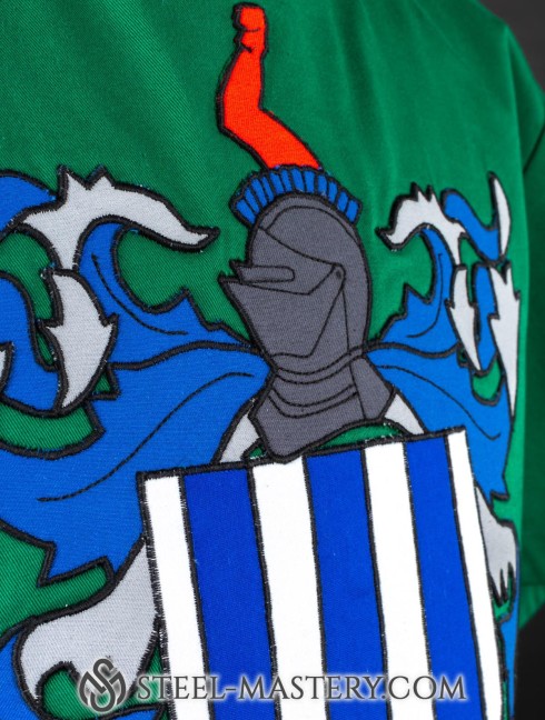 Coat of arms (tabard) with your emblem Vêtements médiévaux