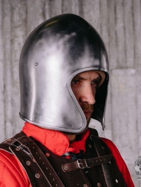 Italian barbute of the XV century Helmets