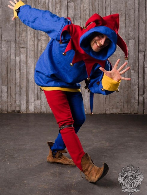 Costume of court jester Vestiario medievale