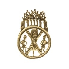 "St. Andrew" medieval pilgrim badge image-1