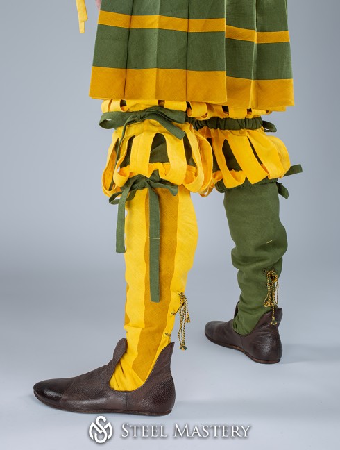 Costume of Landsknecht, XV century Mittelalterliche Kleidung