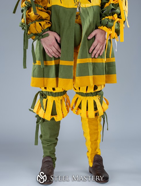 Costume of Landsknecht, XV century Vestiario medievale