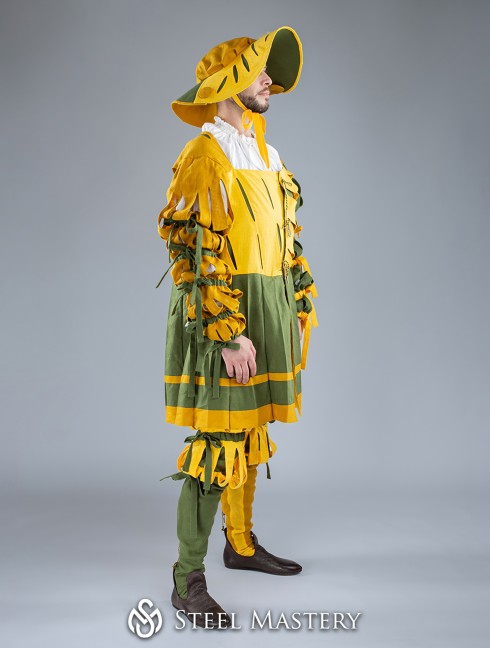 Costume of Landsknecht, XV century Vestimenta medieval