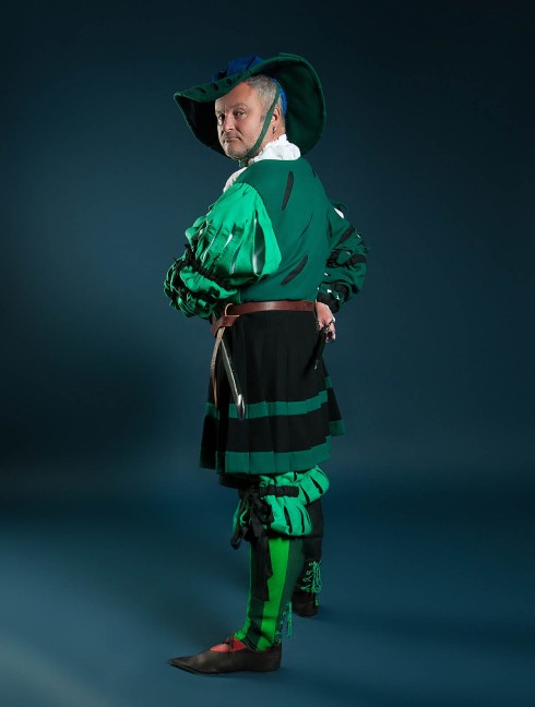 Costume of Landsknecht, XV century Mittelalterliche Kleidung