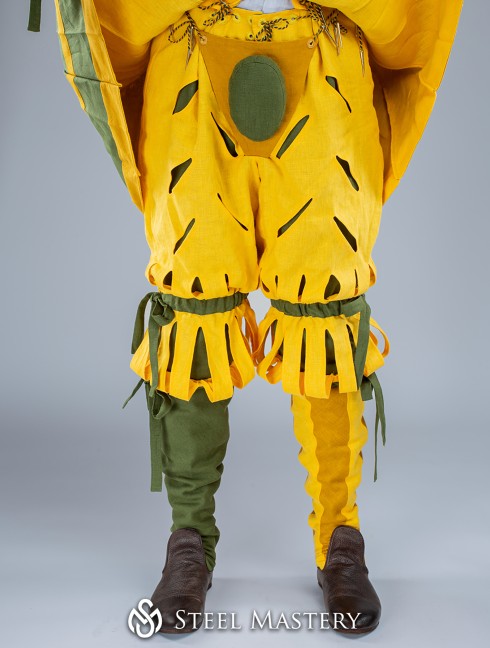 Costume of Landsknecht, XV century Mittelalterliche Kleidung